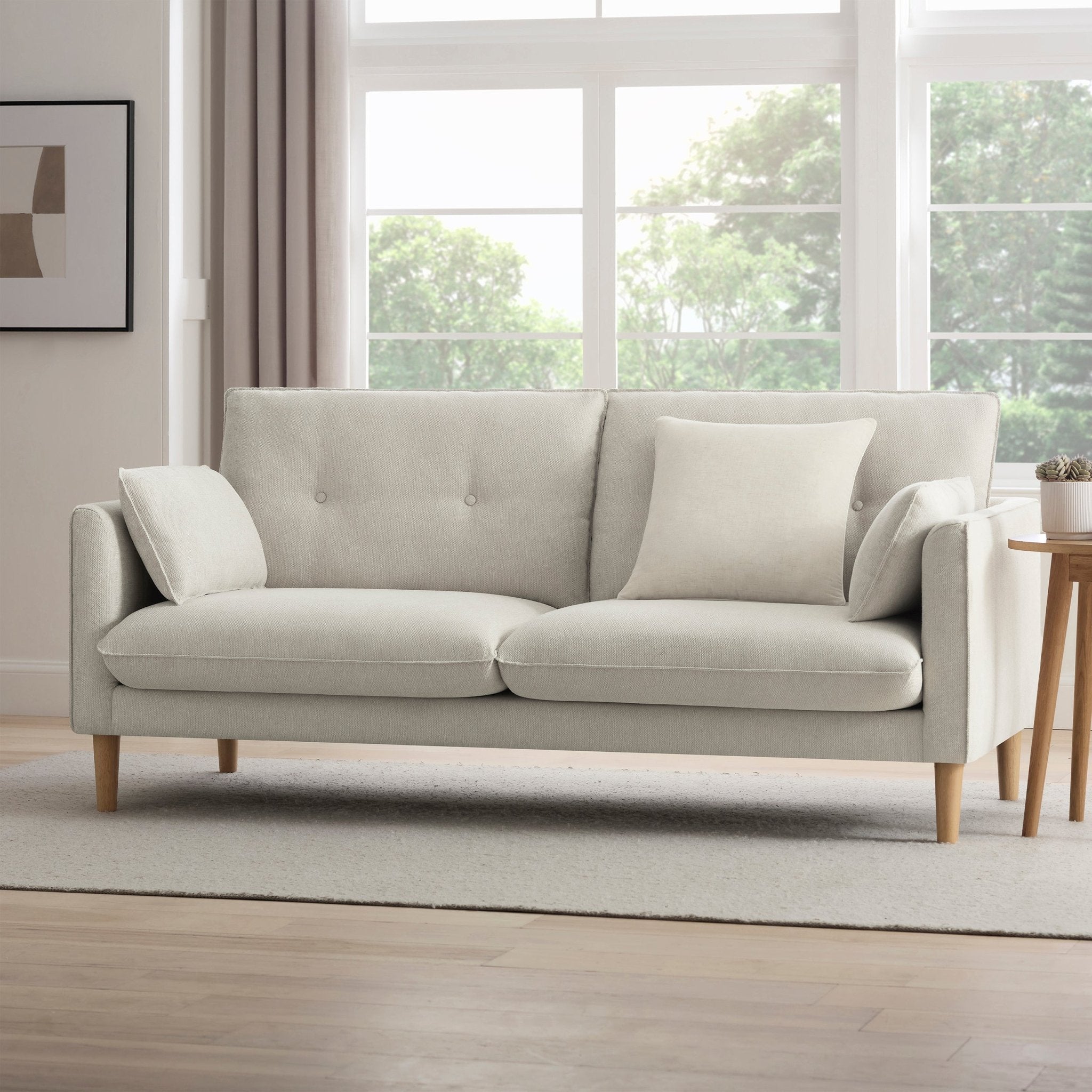 Dusklia - Shoreditch 3 Seater Sofa - Natural