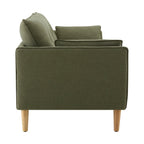 Dusklia - Shoreditch 3 Seater Sofa - Woven Green