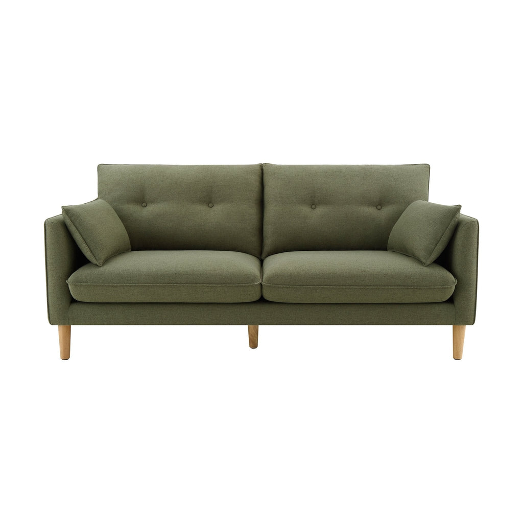 Dusklia - Shoreditch 3 Seater Sofa - Woven Green