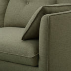 Dusklia - Shoreditch 3 Seater Sofa - Woven Green