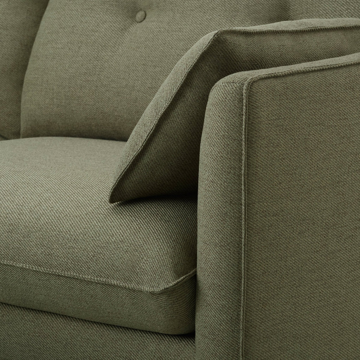 Dusklia - Shoreditch 3 Seater Sofa - Woven Green