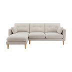 Dusklia - Shoreditch Left Hand Chaise Sofa - Natural