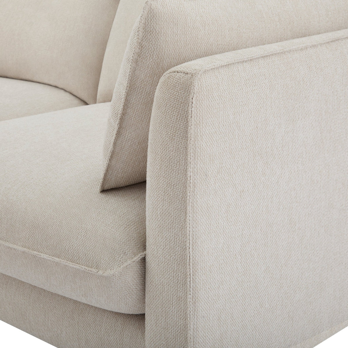 Dusklia - Shoreditch Left Hand Chaise Sofa - Natural