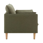 Dusklia - Shoreditch Loveseat - Woven Green