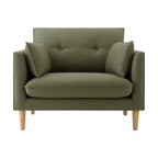 Dusklia - Shoreditch Loveseat - Woven Green