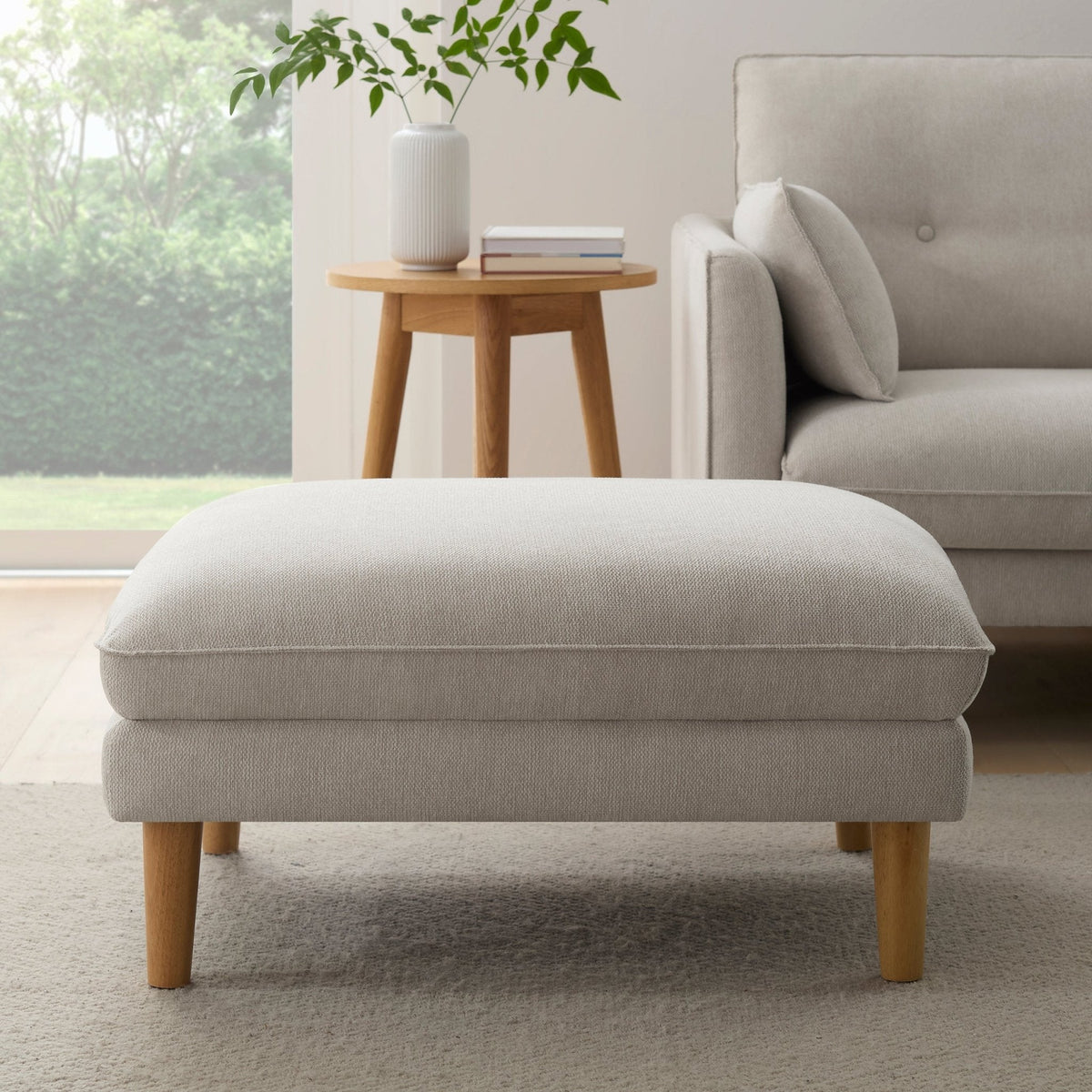 Dusklia - Shoreditch Pouffe - Natural