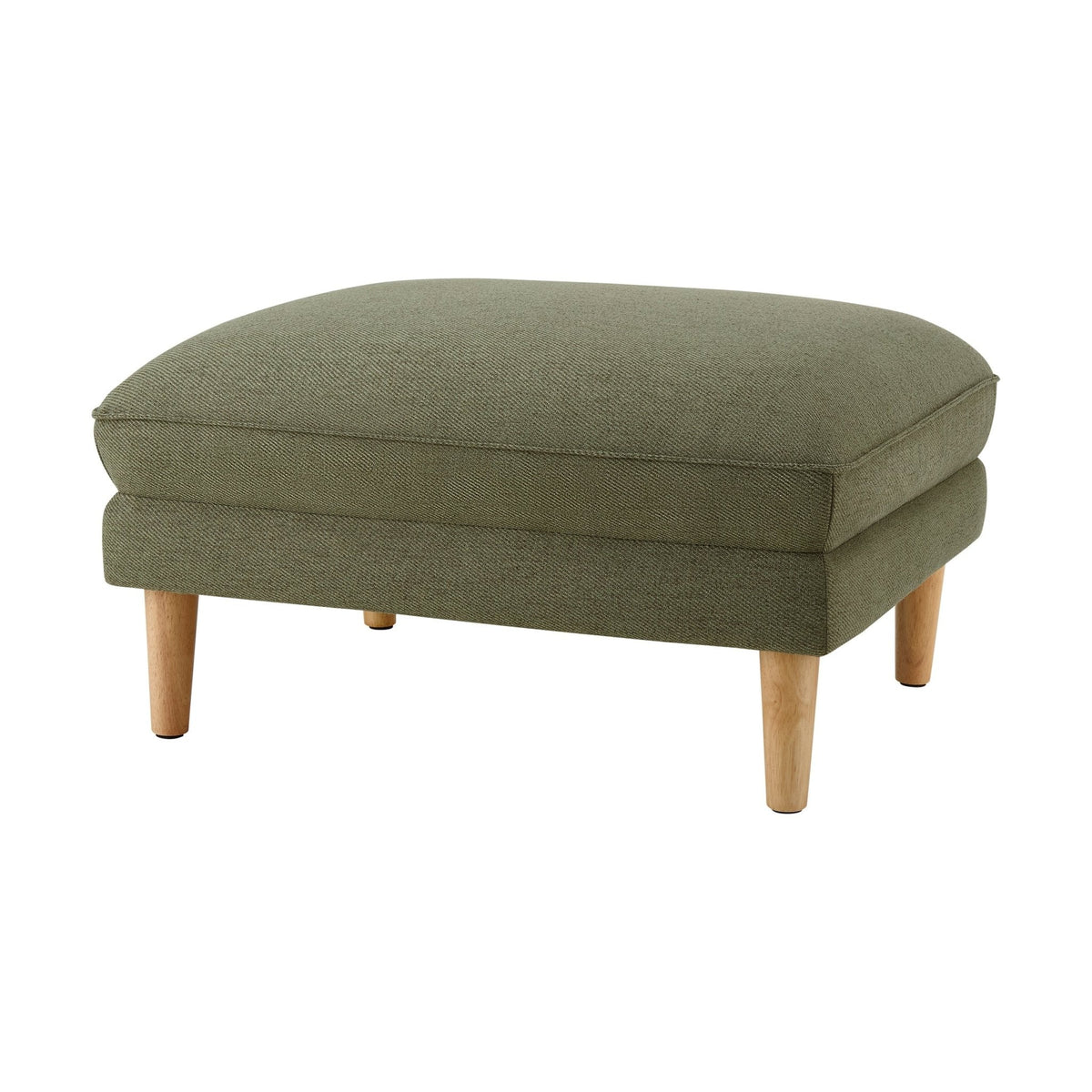 Dusklia - Shoreditch Pouffe - Woven Green