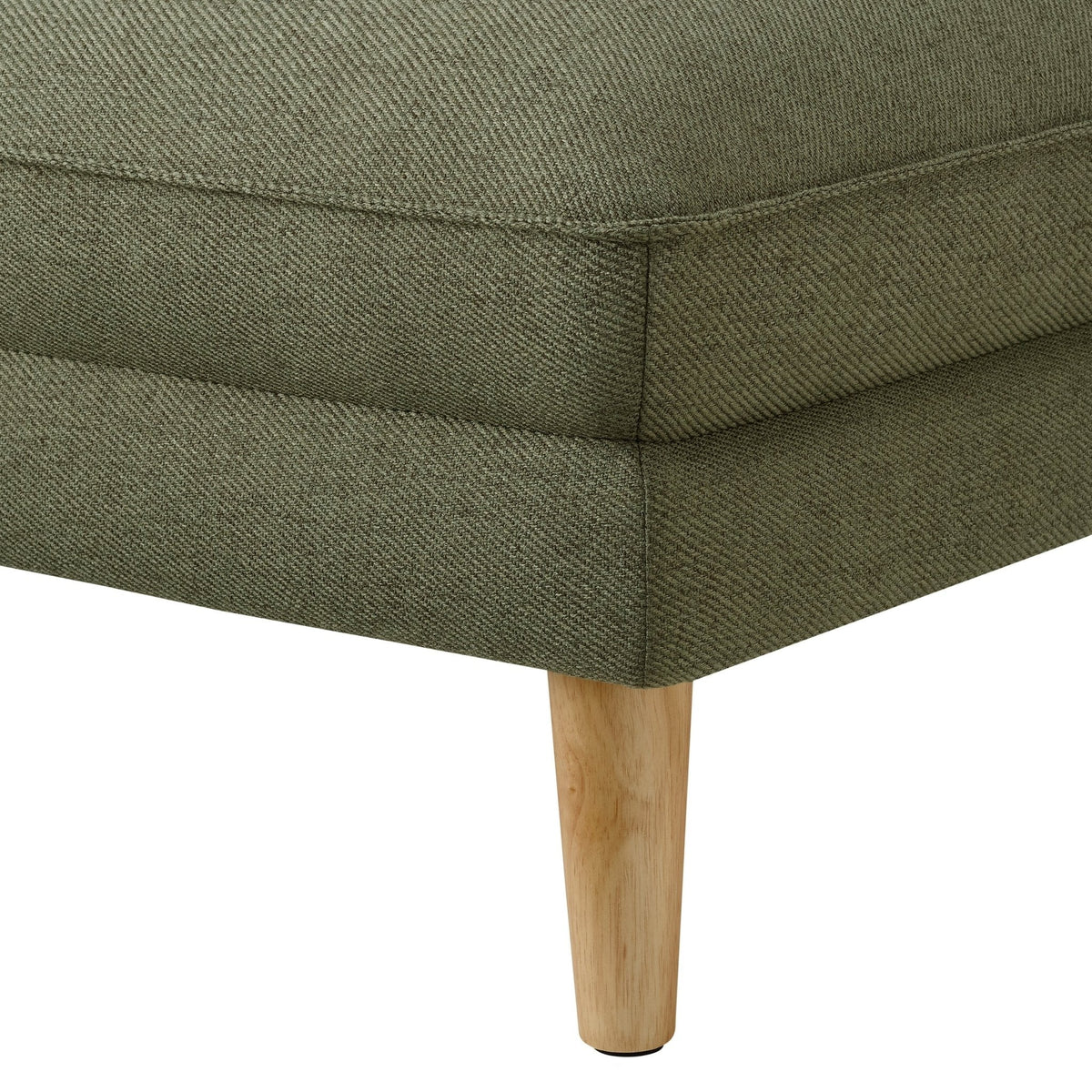 Dusklia - Shoreditch Pouffe - Woven Green