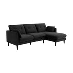 Dusklia - Shoreditch Right Hand Chaise Sofa - Ink