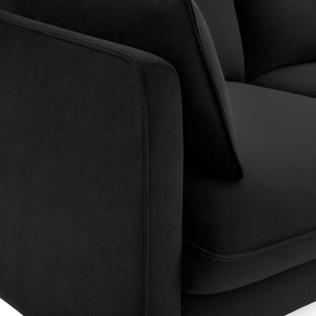 Dusklia - Shoreditch Right Hand Chaise Sofa - Ink