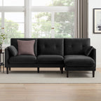 Dusklia - Shoreditch Right Hand Chaise Sofa - Ink