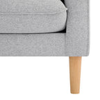 Dusklia - Shoreditch Right Hand Chaise Sofa - Light Grey