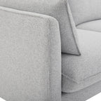Dusklia - Shoreditch Right Hand Chaise Sofa - Light Grey