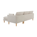 Dusklia - Shoreditch Right Hand Chaise Sofa - Natural