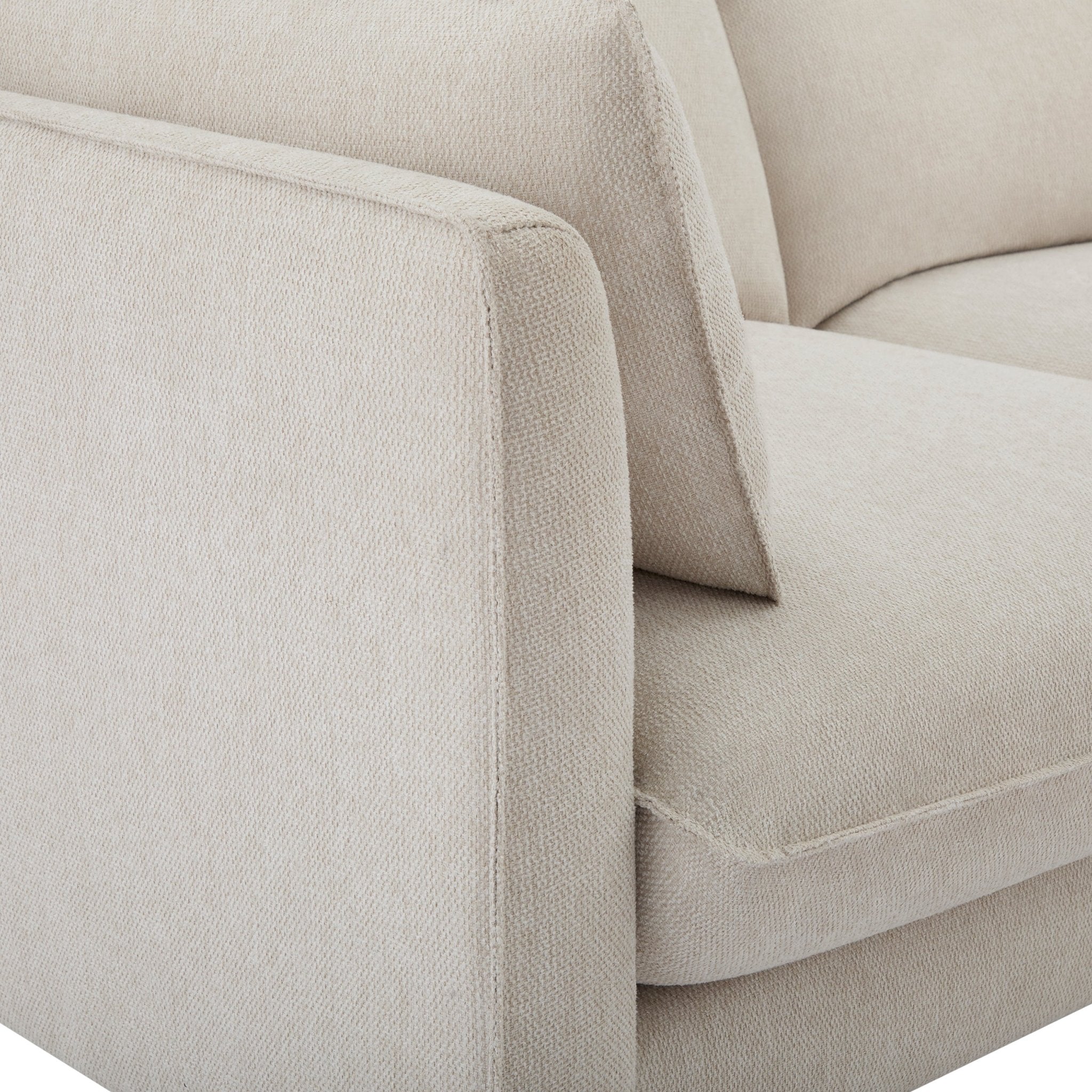 Dusklia - Shoreditch Right Hand Chaise Sofa - Natural