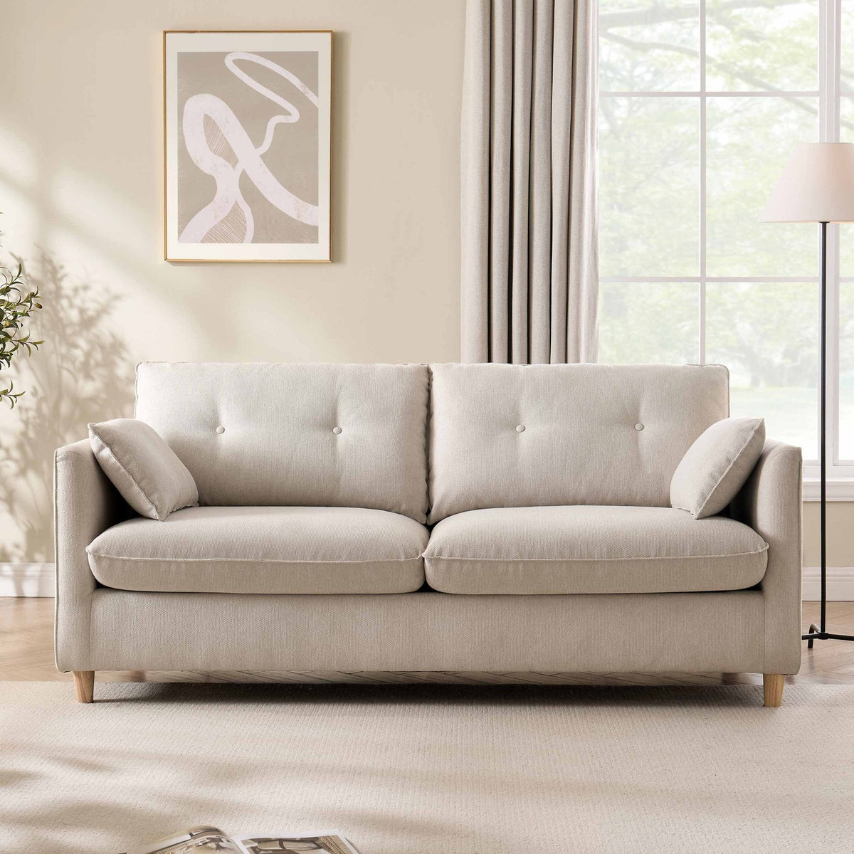 Dusklia - Shoreditch Sofa Bed - Natural