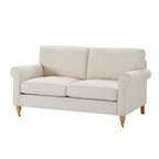 Dusklia - Sicily 2 Seater Sofa - Cream Linen