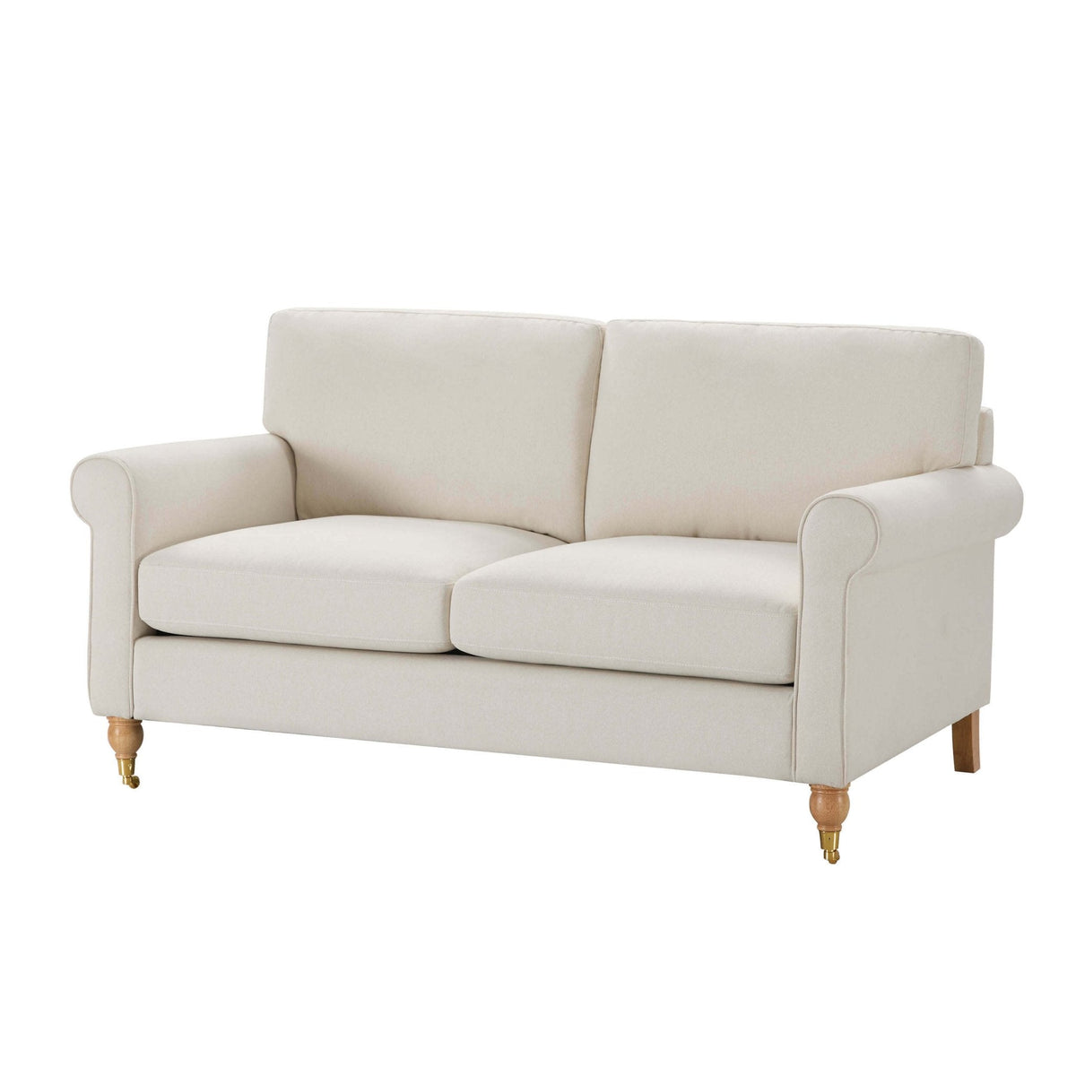 Dusklia - Sicily 2 Seater Sofa - Cream Linen