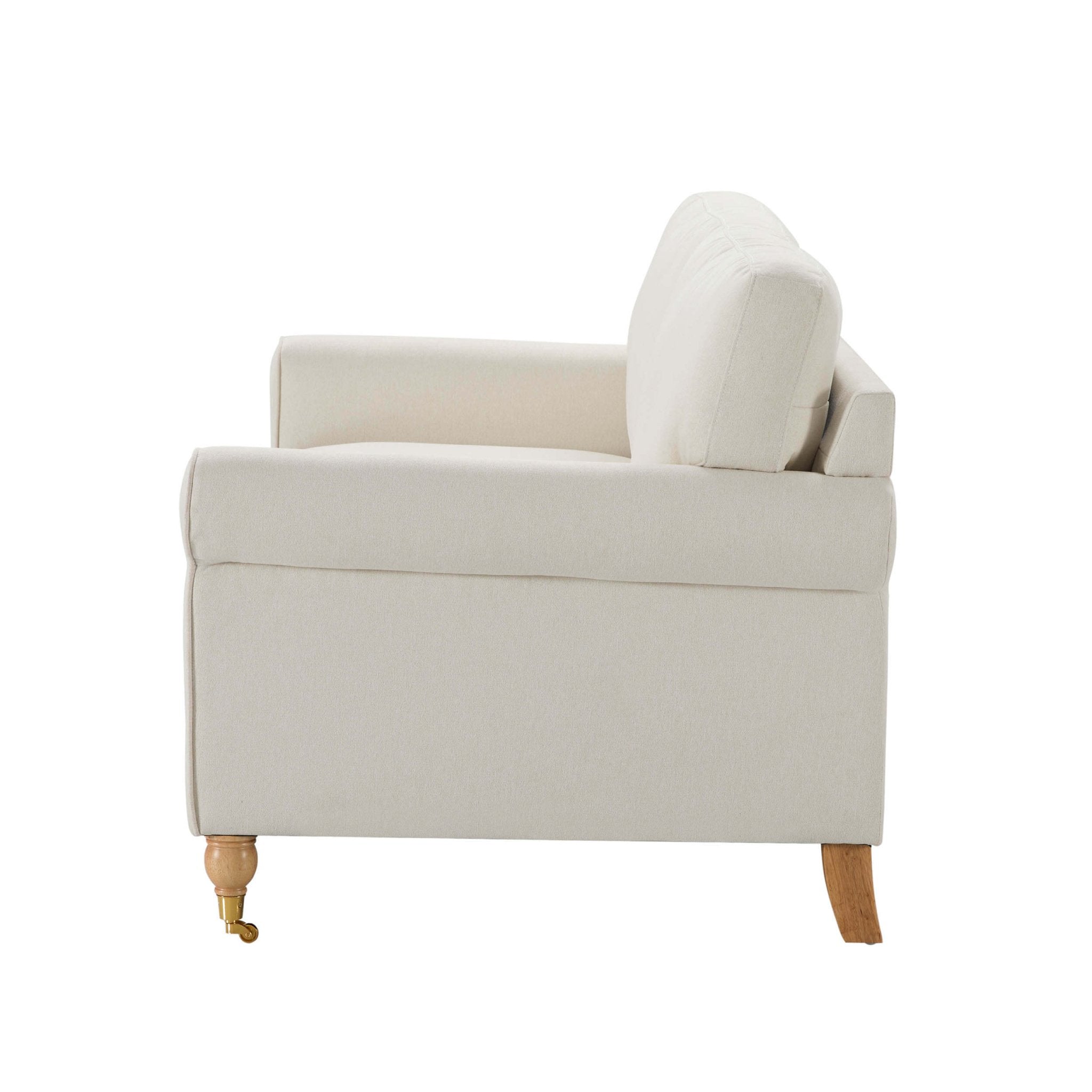 Dusklia - Sicily 2 Seater Sofa - Cream Linen