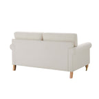 Dusklia - Sicily 2 Seater Sofa - Cream Linen