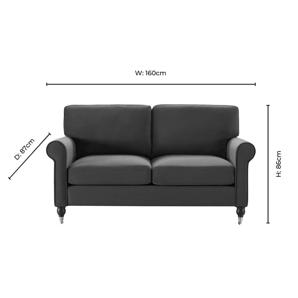 Dusklia - Sicily 2 Seater Sofa - Cream Linen