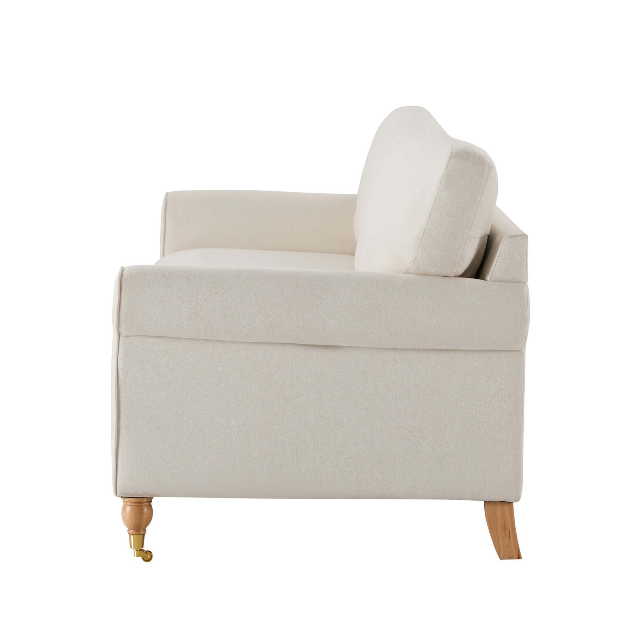 Dusklia - Sicily 3 Seater Sofa - Cream Linen