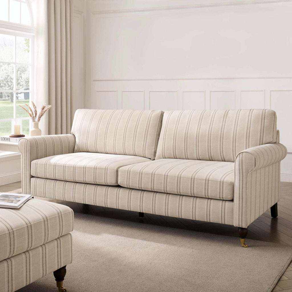 Dusklia - Sicily 3 Seater Sofa - Stripe
