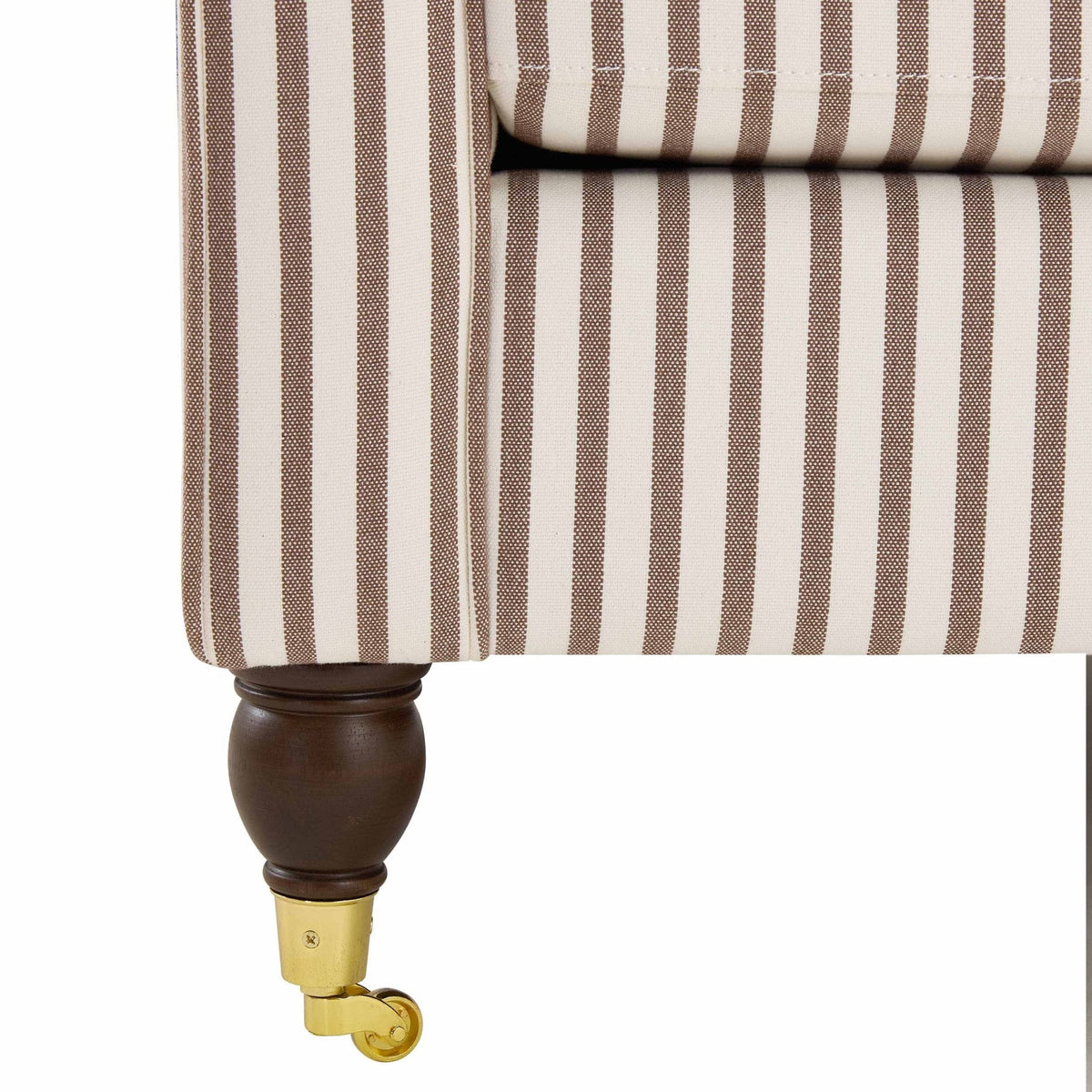Dusklia - Sicily Armchair - Chocolate Stripe