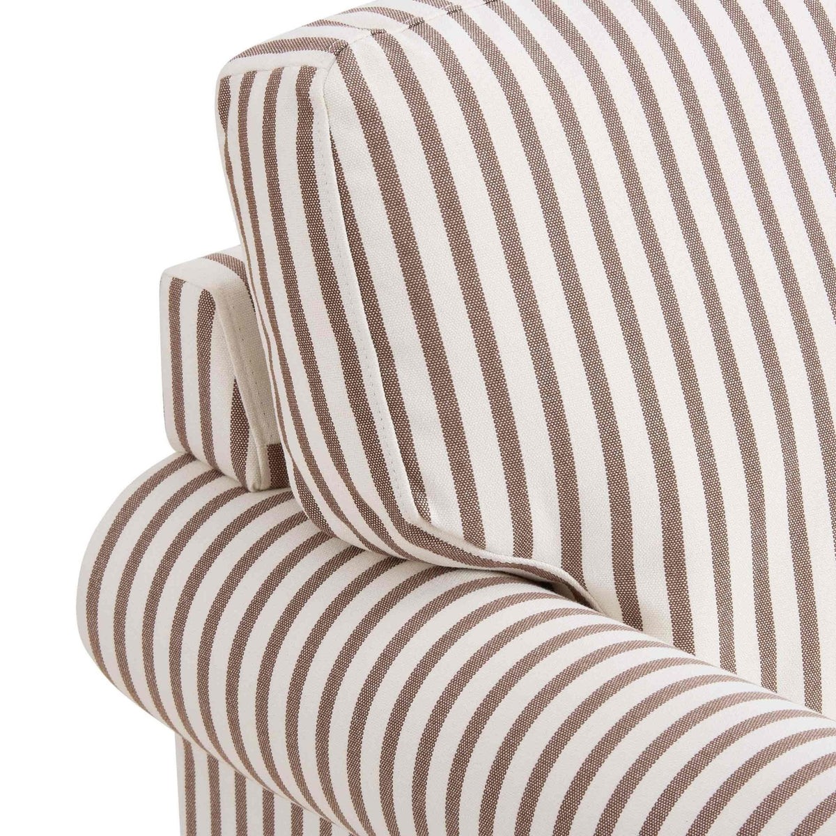 Dusklia - Sicily Armchair - Chocolate Stripe