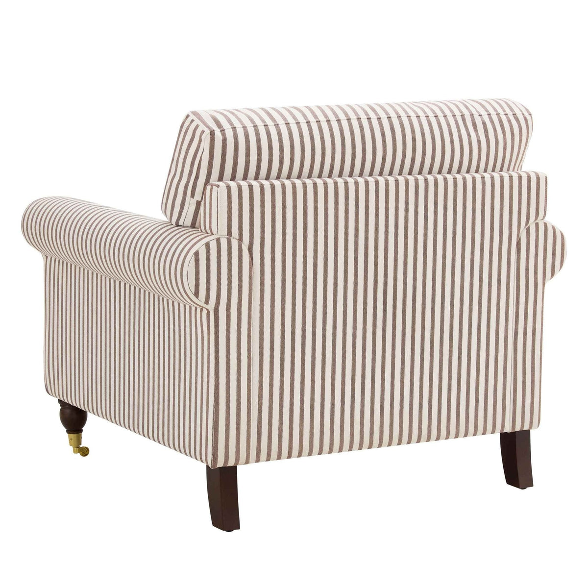 Dusklia - Sicily Armchair - Chocolate Stripe