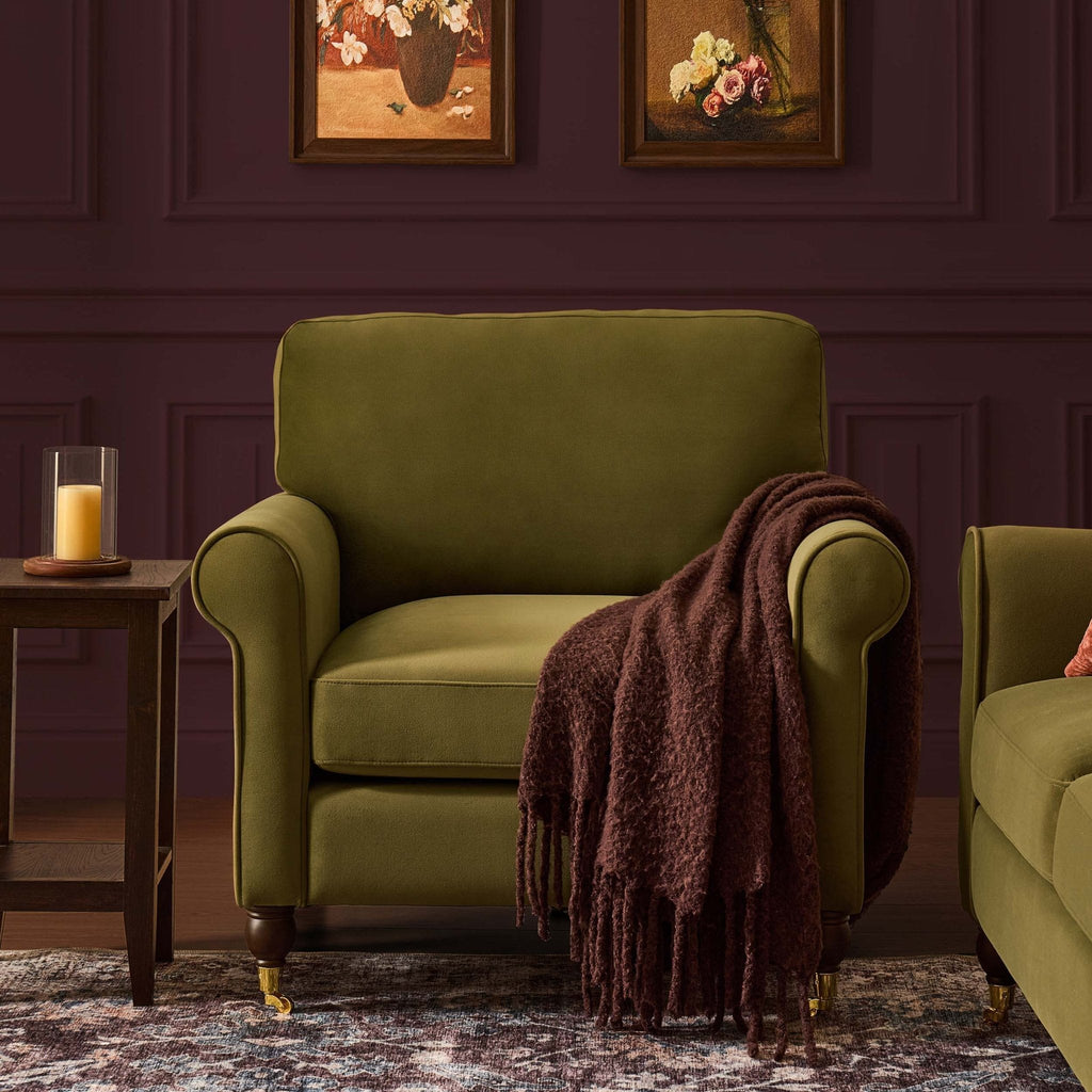 Dusklia - Sicily Armchair - Muted Moss