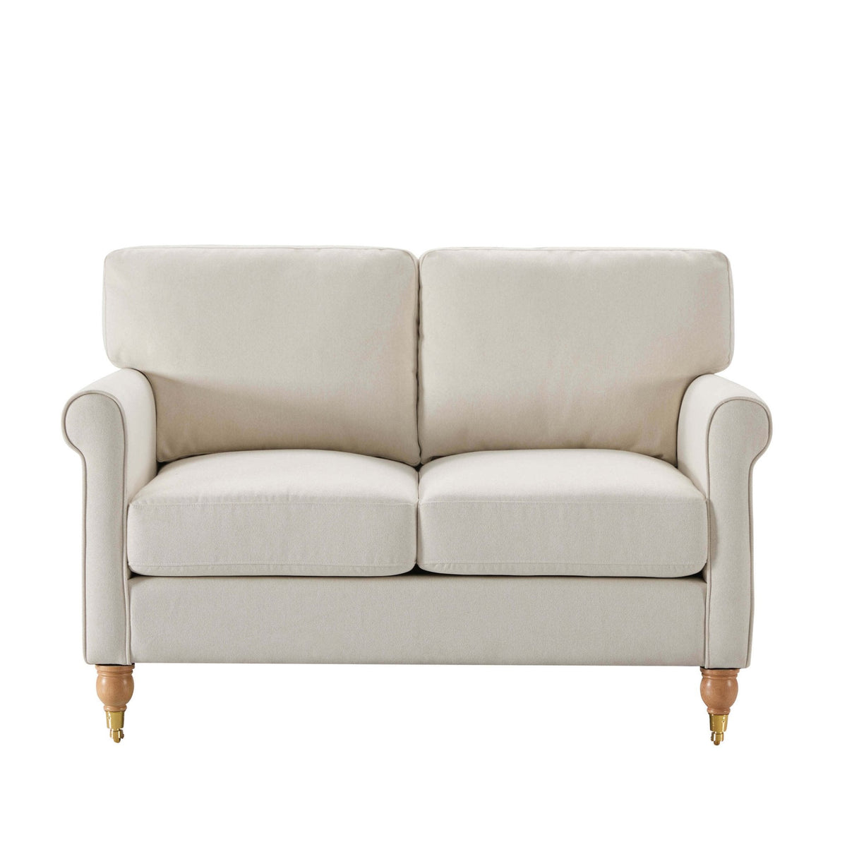 Dusklia - Sicily Small 2 Seater Sofa - Cream Linen