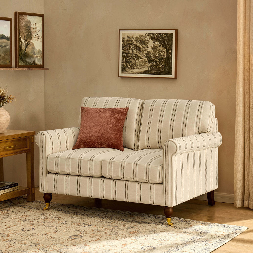 Dusklia - Sicily Small 2 Seater Sofa - Stripe