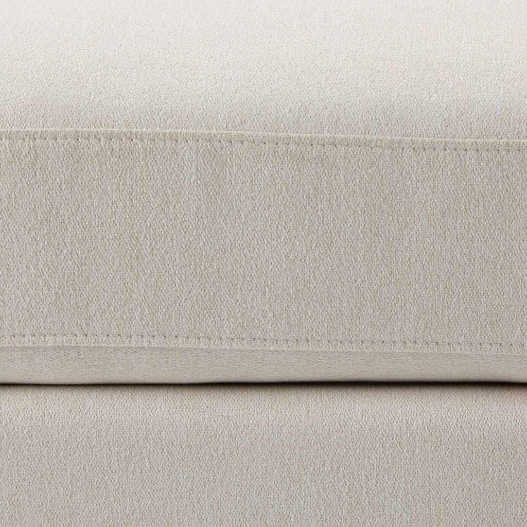 Dusklia - Sicily Pouffe - Cream Linen
