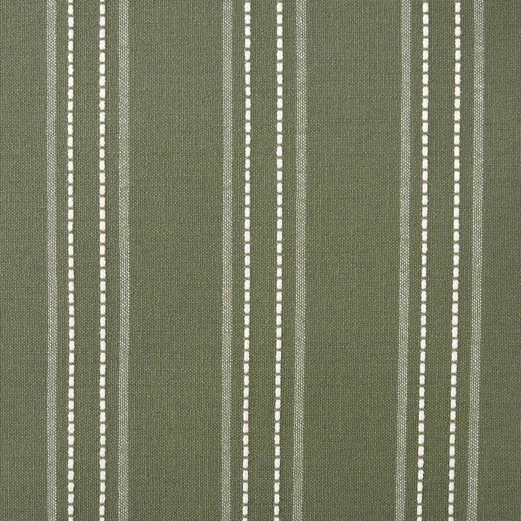Dusklia - Sicily Pouffe - Green Stripe