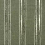 Dusklia - Sicily Pouffe - Green Stripe