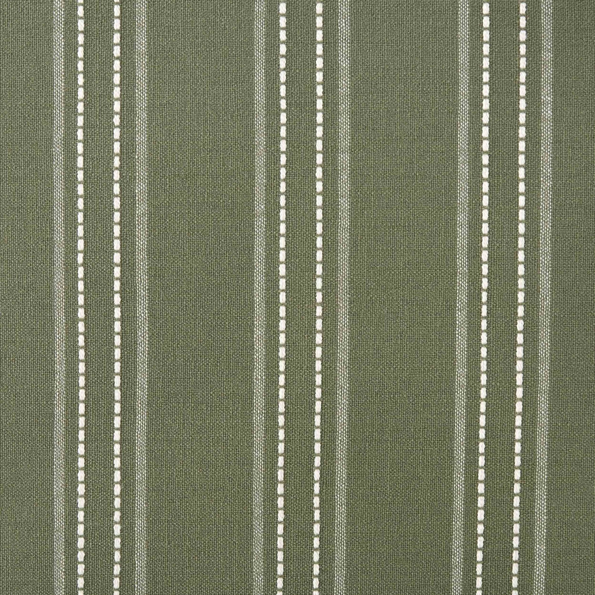 Dusklia - Sicily Pouffe - Green Stripe