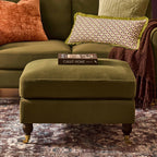 Dusklia - Sicily Pouffe - Muted Moss
