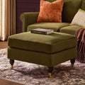 Dusklia - Sicily Pouffe - Muted Moss