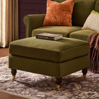 Dusklia - Sicily Pouffe - Muted Moss
