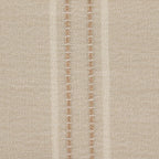 Dusklia - Sicily Pouffe - Natural Stitched Stripe