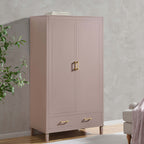 Dusklia - Sienna 2 Door Wardrobe with Drawer - Dusty Mauve