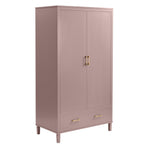 Dusklia - Sienna 2 Door Wardrobe with Drawer - Dusty Mauve