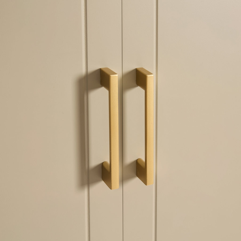 Dusklia - Sienna 2 Door Wardrobe with Drawer - Taupe