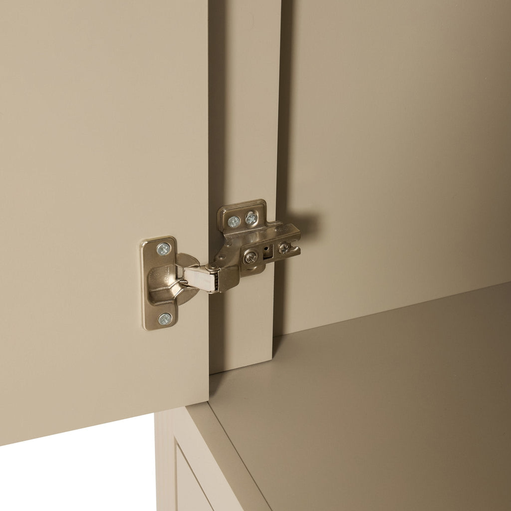 Dusklia - Sienna 2 Door Wardrobe with Drawer - Taupe