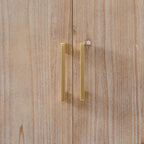 Dusklia - Sienna 2 Door Wardrobe with Drawers - Washed Wood
