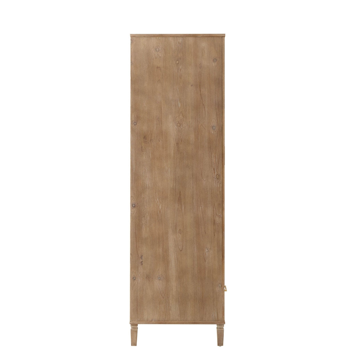 Dusklia - Sienna 2 Door Wardrobe with Drawers - Washed Wood