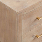 Dusklia - Sienna 2 Drawer Bedside Table - Washed Wood