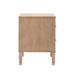 Dusklia - Sienna 2 Drawer Bedside Table - Washed Wood