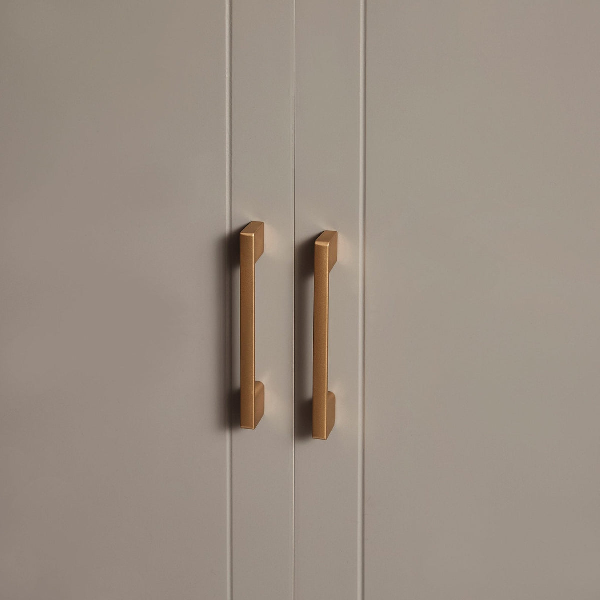 Dusklia - Sienna 3 Door Wardrobe with Drawers - Taupe